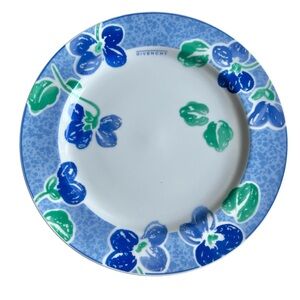 Givenchy Dinner Plate Blue Floral 10”